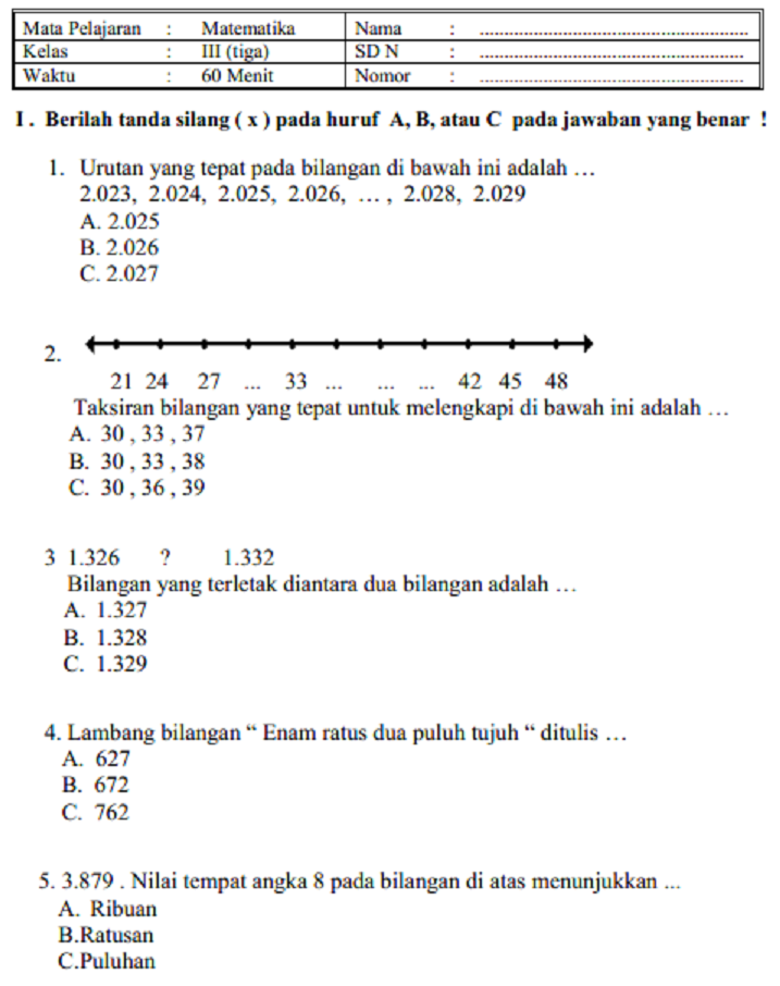 7 Rahasia Latihan Soal Pas Kelas 3 Semester 1 Pdf Agar Anak Raih Nilai Sempurna 2026