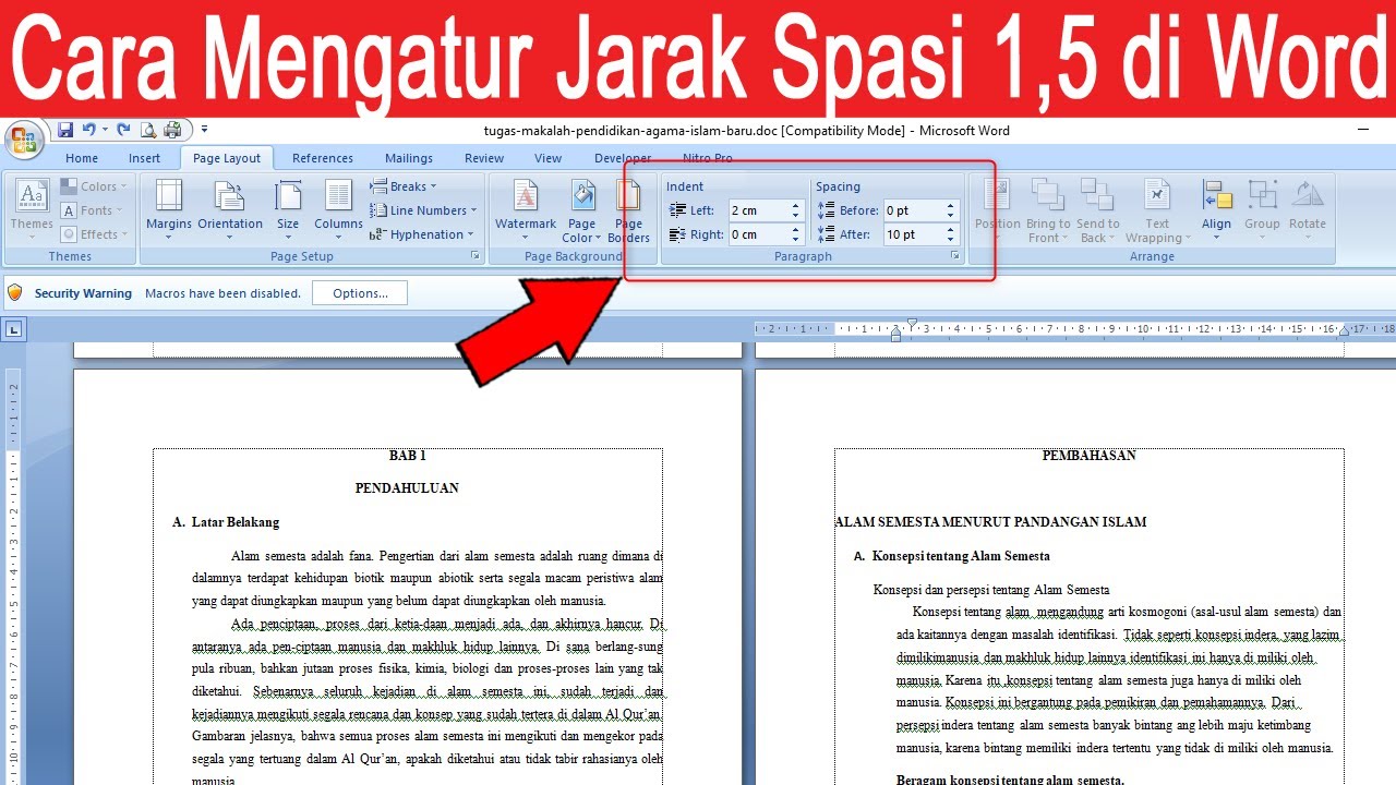 Atur Spasi di Word Panduan Lengkap - LKomBis Atur Spasi di Word Panduan Lengkap - LKomBis