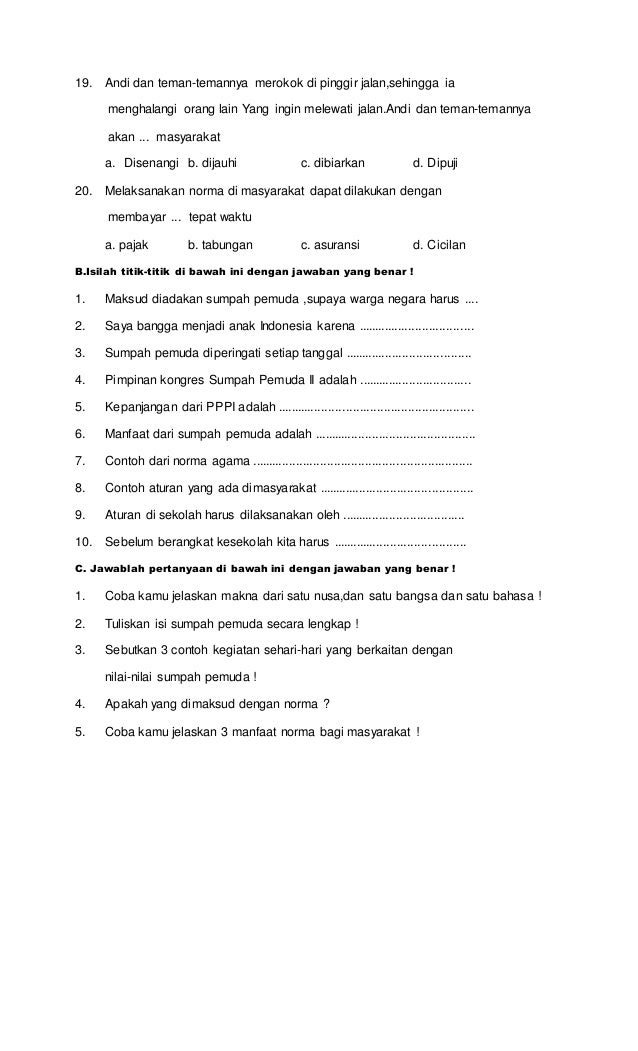 10 Contoh Soal Essay PKN Kelas 3 SD Semester 1 Terbaru yang Wajib Dipelajari Siswa