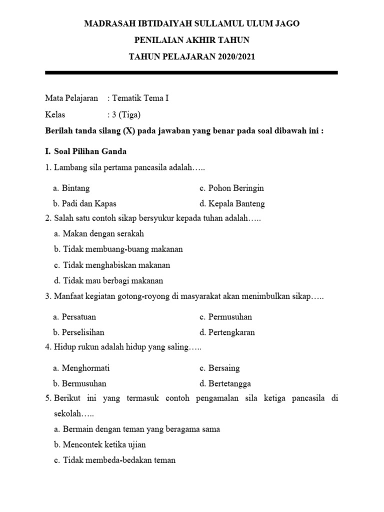 5 Fakta Penting Soal Tema 1 Kelas 3 yang Wajib Diketahui Orang Tua