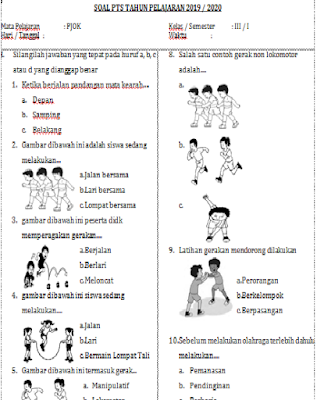 Soal Pjok Kelas 3 Dalchaebi Soal Pjok Kelas 3 Dalchaebi