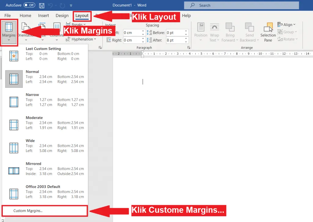 Panduan Lengkap Cara Mengatur Margin di Word Mudah Cepat - LKomBis Panduan Lengkap Cara Mengatur Margin di Word Mudah Cepat - LKomBis