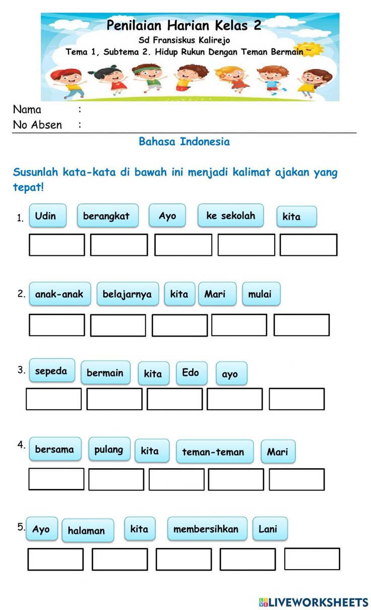 5 Latihan Soal Bahasa Indonesia Kelas 3 Wajib Kuasai untuk STS 2026
