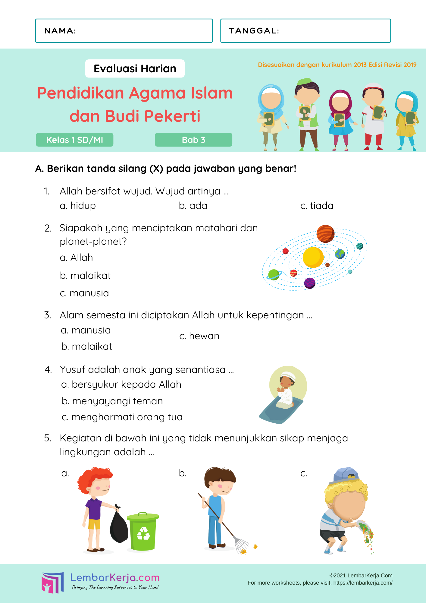 Wajib Tahu! 7 Soal Ulangan PAI Kelas 3 Semester 2 Paling Sering Keluar di 2026 Wajib Tahu! 7 Soal Ulangan PAI Kelas 3 Semester 2 Paling Sering Keluar di 2026