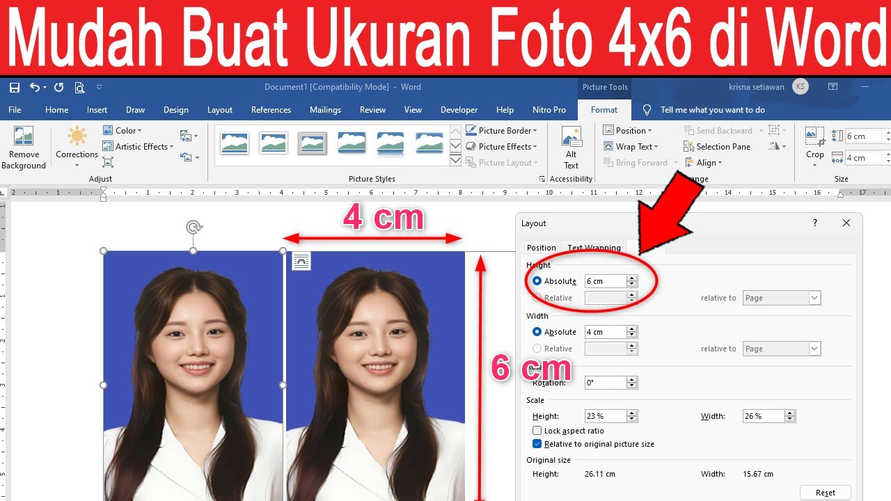 3 Cara Ubah Ukuran Foto di Word yang Ternyata Selama Ini Salah Dilakukan