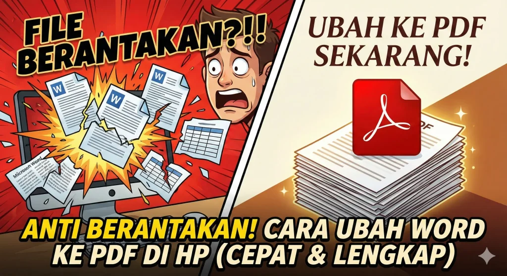 5 Cara Mengubah Word ke PDF di HP Tanpa Aplikasi, Ternyata Bisa Dilakukan Semudah Ini