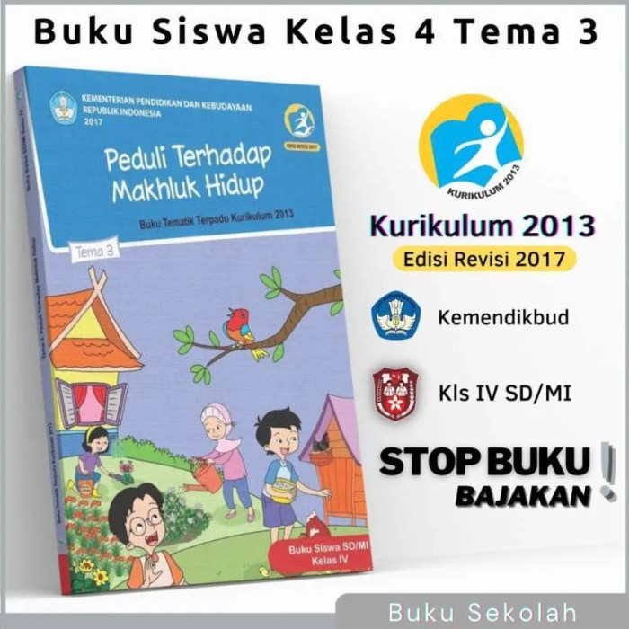 Buku Siswa Kelas 4 SD Tema 3 Panduan Belajar Seru dan Efektif - Buku Buku Siswa Kelas 4 SD Tema 3 Panduan Belajar Seru dan Efektif - Buku