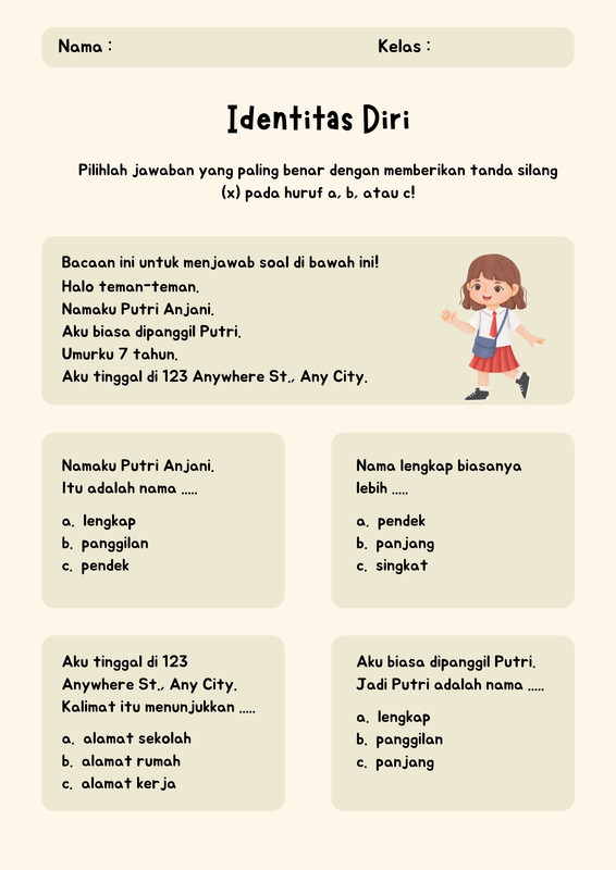 Gratis desain contoh identitas diri - Canva Gratis desain contoh identitas diri - Canva
