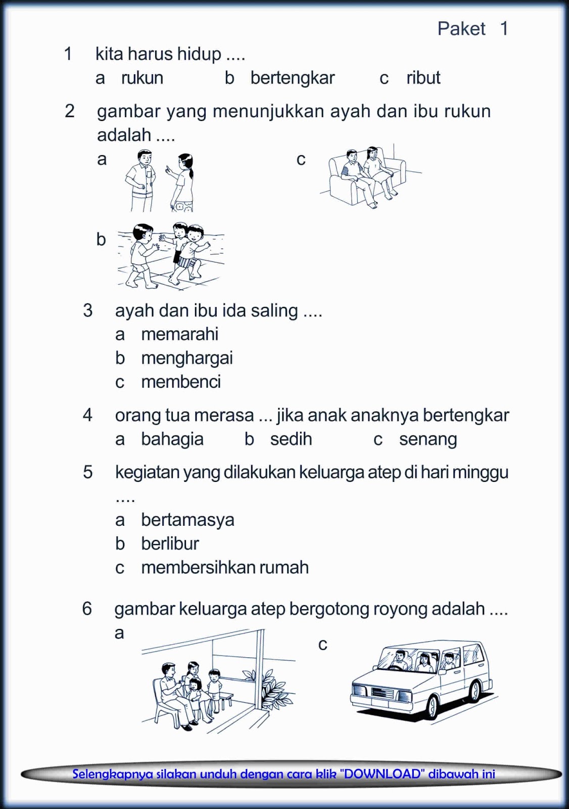 7 Contoh Soal Tema 3 Subtema 2 Kelas 2 yang Ternyata Sering Muncul di Ujian