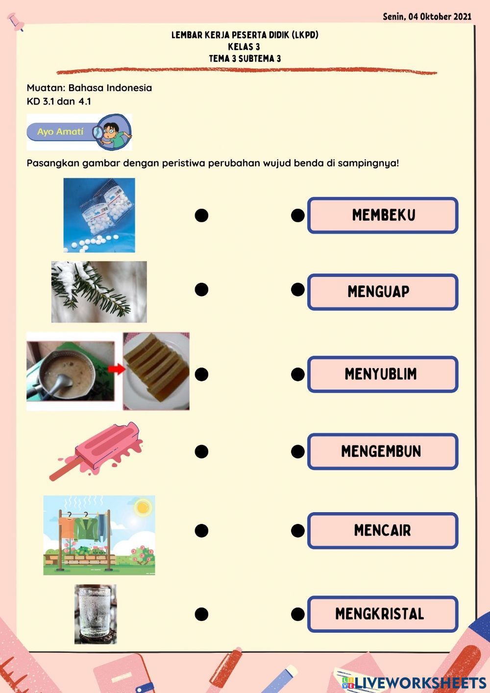 Satuan Panjang Subtema 1 Tema 3 Kelas 3 Worksheet Worksheets For - Free Satuan Panjang Subtema 1 Tema 3 Kelas 3 Worksheet Worksheets For - Free