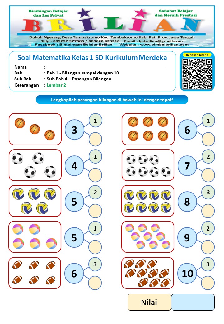 Inilah Dia Kumpulan Contoh Soal Tema 5 Kelas 1 Subtema 3 dari Bimbel Brilian yang Wajib Dipelajari Inilah Dia Kumpulan Contoh Soal Tema 5 Kelas 1 Subtema 3 dari Bimbel Brilian yang Wajib Dipelajari