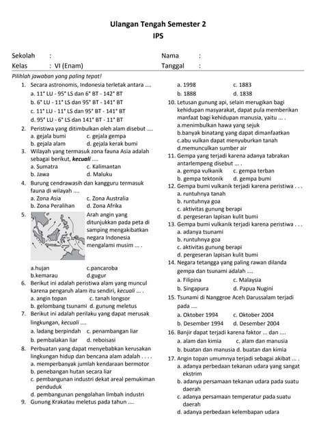 Rahasia Nilai Sempurna dengan Latihan Soal Soal IPA Kelas 6 KTSP Semester 2 Terbaru Rahasia Nilai Sempurna dengan Latihan Soal Soal IPA Kelas 6 KTSP Semester 2 Terbaru