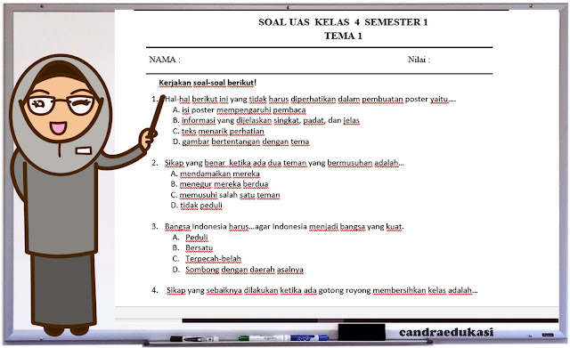 Rahasia Nilai Sempurna dengan Latihan Soal UAS Kelas 4 SD Semester 1 Kurikulum 2013 Rahasia Nilai Sempurna dengan Latihan Soal UAS Kelas 4 SD Semester 1 Kurikulum 2013