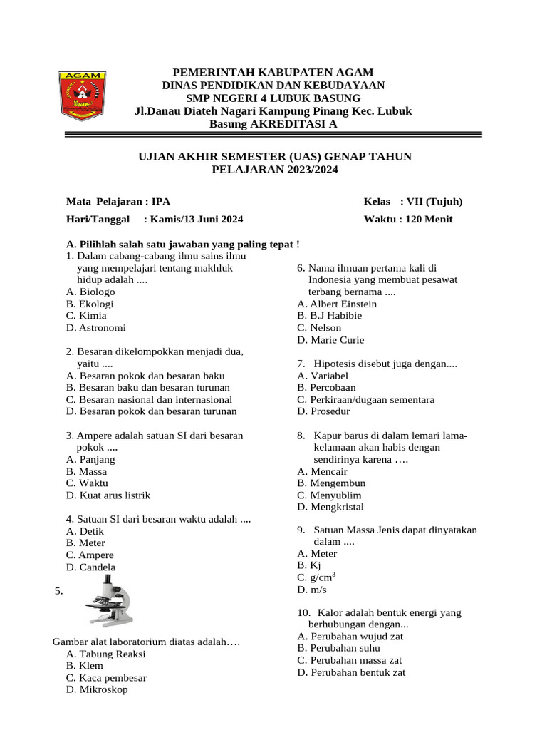 Rahasia Sukses Ujian dengan Latihan Soal SMP Kelas 7 Semester 2 yang Wajib Kamu Coba Rahasia Sukses Ujian dengan Latihan Soal SMP Kelas 7 Semester 2 yang Wajib Kamu Coba