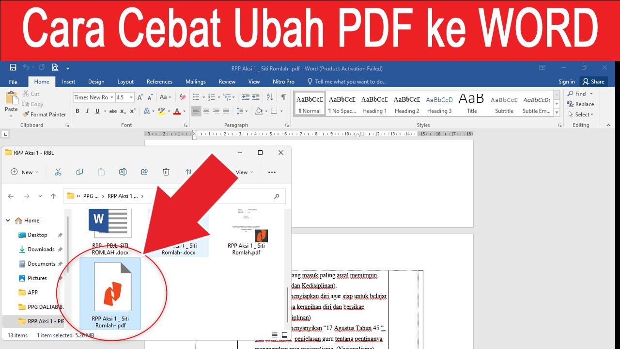 Ternyata Bukan Hanya Represi, Ini Cara Ubah Dokumen ke Word untuk Laporan Karhutla Ternyata Bukan Hanya Represi, Ini Cara Ubah Dokumen ke Word untuk Laporan Karhutla