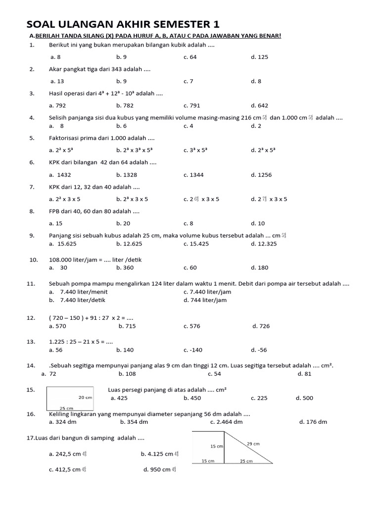 Wajib Tahu Rahasia Lulus Latihan Soal UAS Kelas 6 Semester 1 K13 Revisi 2018 Ini